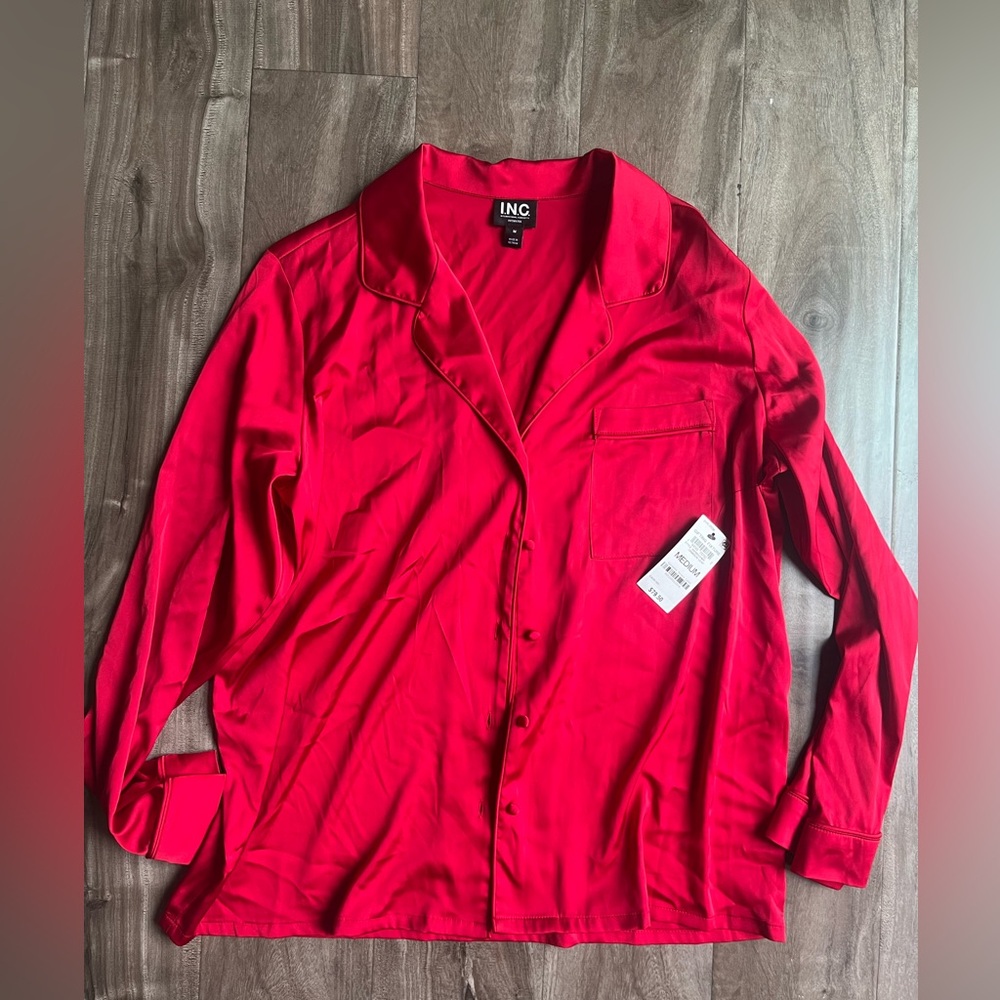 INC International Concepts Womens Red PJS